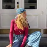 Sara Baceiredo con vaqueros de Brownie.