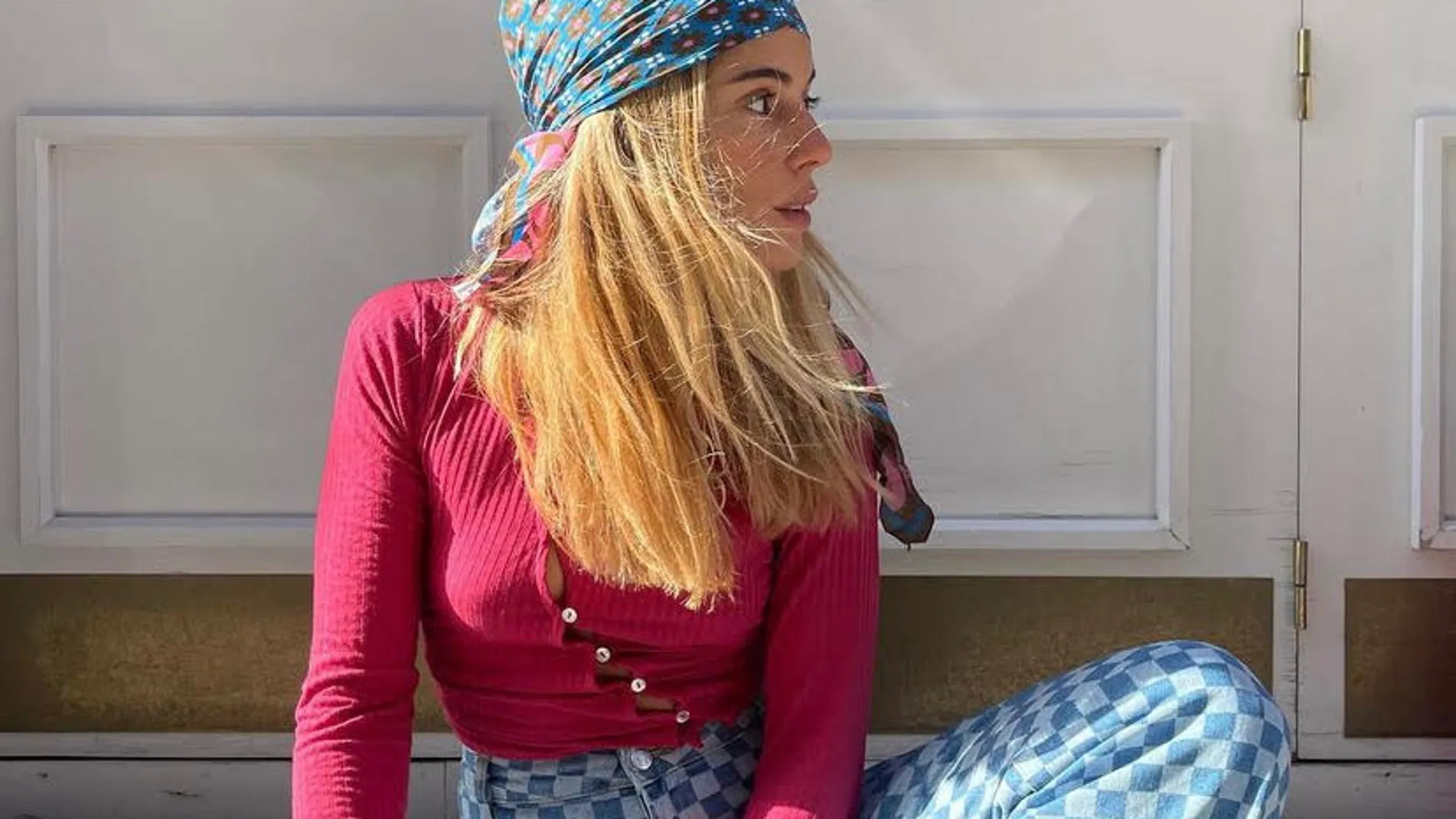 Sara Baceiredo con vaqueros de Brownie.