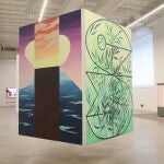 Vista de una sala de «Universo Emma Kunz», que Tabakalera dedica a la artista suiza