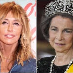 Emma García y la Reina Sofía en un montaje
