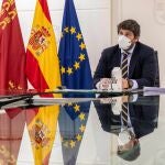 El presidente de la Región de Murcia, Fernando López Miras