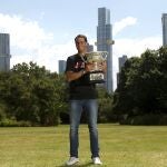 Nadal, en Melbourne horas antes de tomar el avión de regreso a España