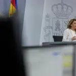 La ministra de Transportes, Movilidad y Agenda Urbana, Raquel Sánchez