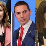 Natalia de Andrés, Juan Lobato y Noelia Posse