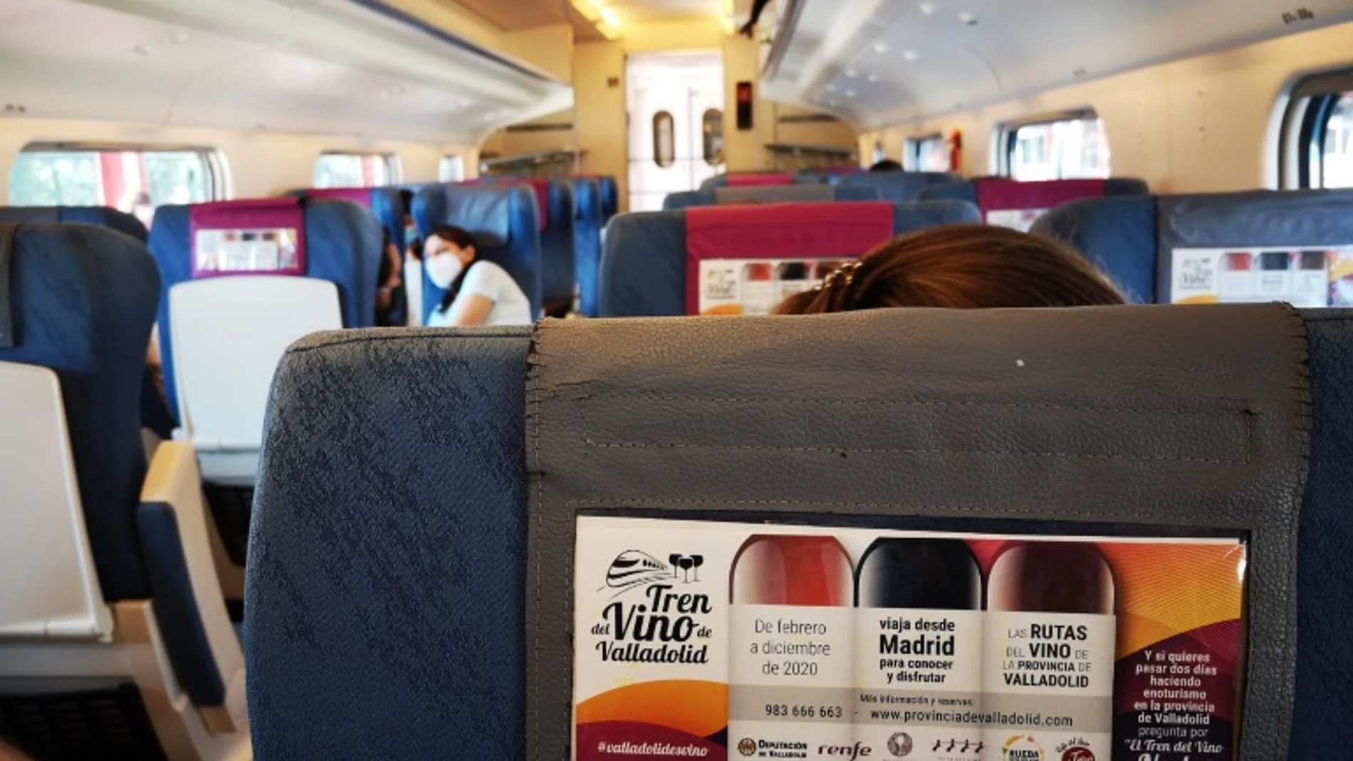 Tren del vino con destino a Valladolid