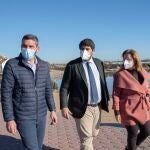 El presidente de la Región de Murcia, Fernando López Miras, en San Pedro del Pinatar