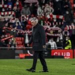 Carlo Ancelotti se va de San Mamés tras la derrota ante el Athletic