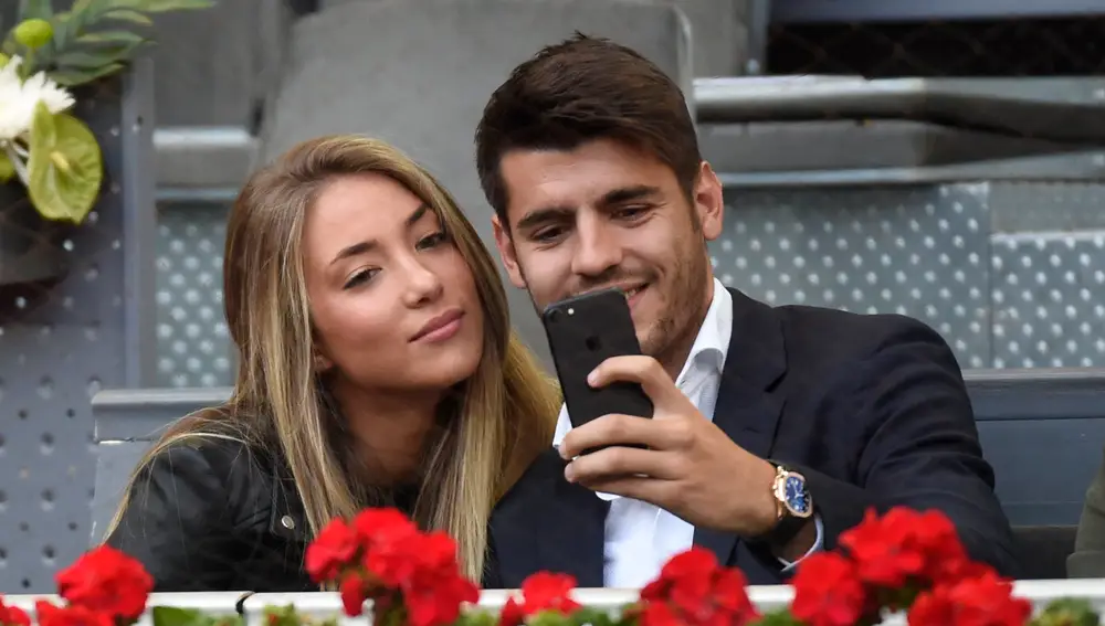 Álvaro Morata y Alice Campello