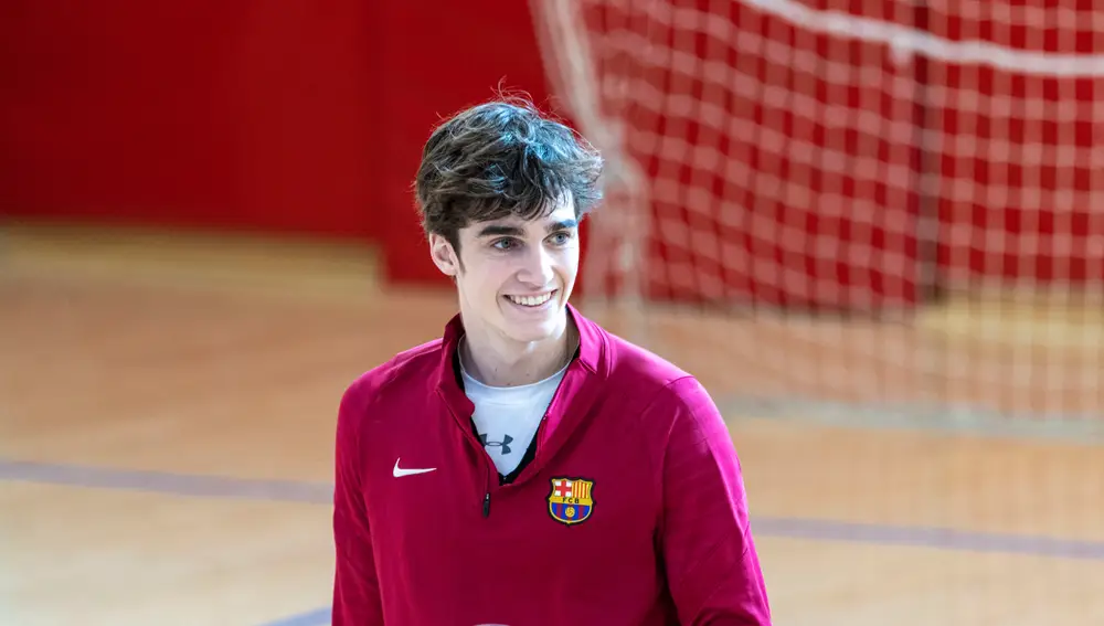Pablo Urdangarin en un partido de balonmano