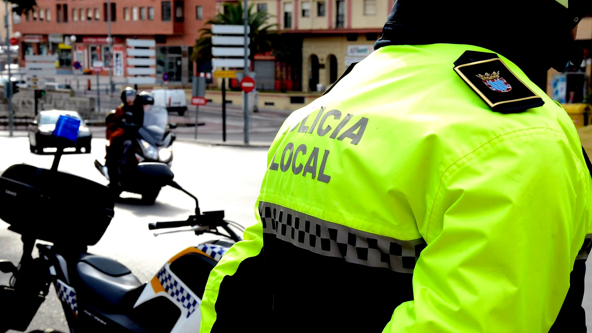 Un agente de la Policía Local de Jerez