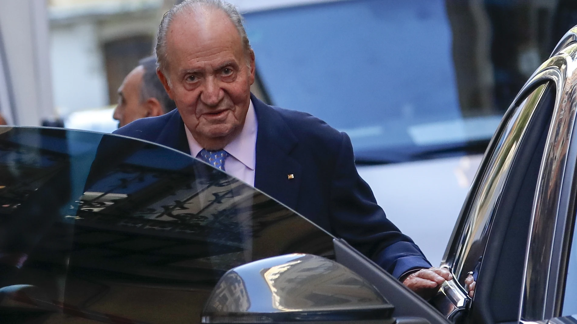 El rey Juan Carlos I en Madrid 24 October 2019.