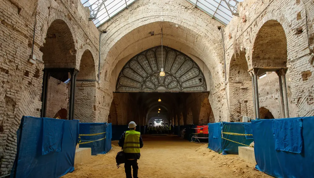 Vista parcial del interior de las Reales Atarazanas de Sevilla, construidas hace ocho siglos por el rey Alfonso X El Sabio. EFE/Julio Muñoz