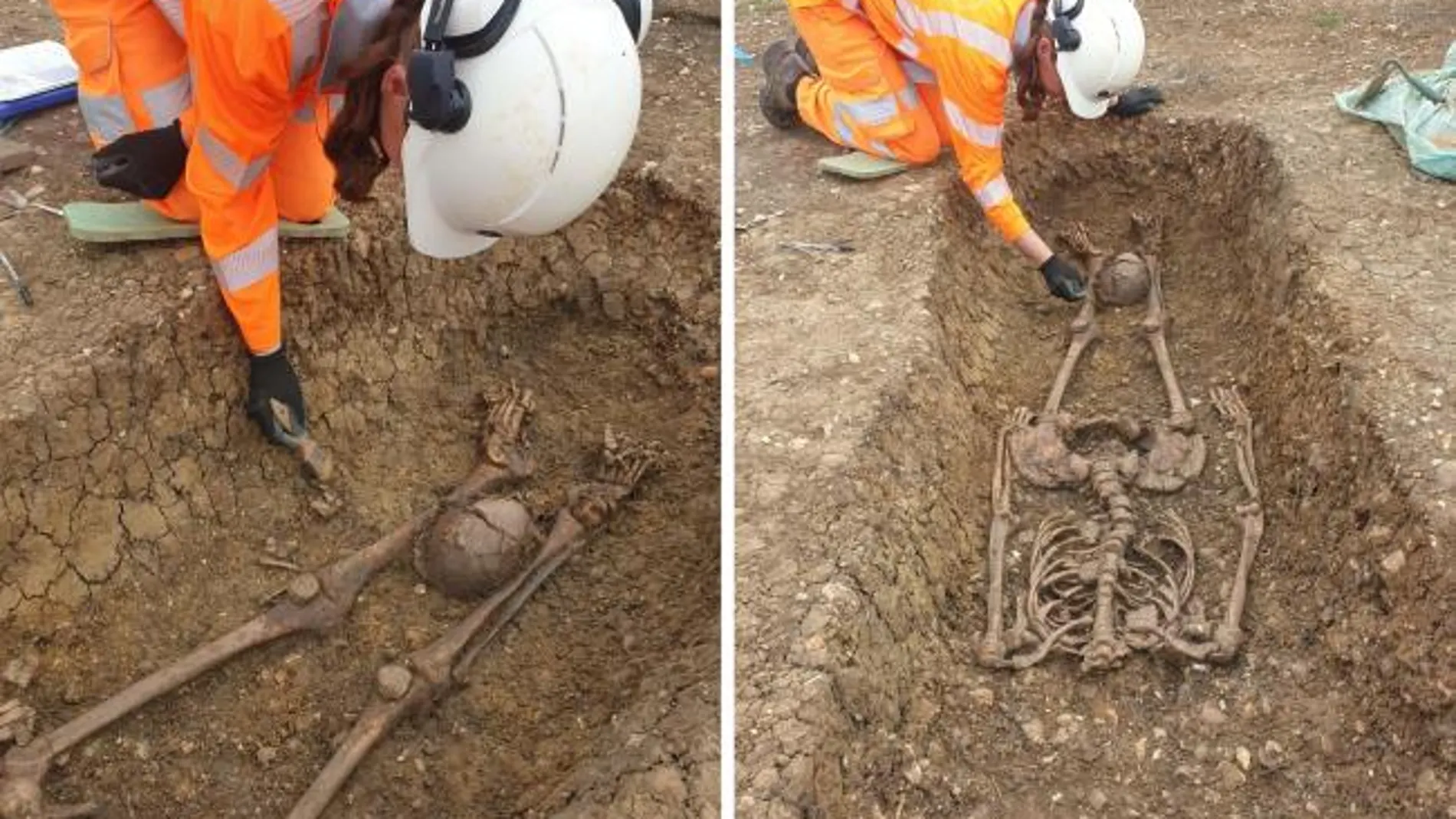 Los operarios de las obras de la línea de tren fueron quienes se encontraron con los cadáveres mientras trabajaban en la zona.