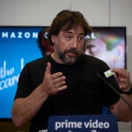 El actor Javier Bardem ofrece una rueda de prensa en el Hotel Urso el día que ha conocido su nominación a los Oscar por ‘Being the Ricardos’, a 8 de febrero de 2022, en Madrid (España). Javier Bardem ha sido nominado hoy al Oscar a Mejor Interpretación Masculina por su trabajo en la película Amazon Original Being the Ricardos en la 94 edición de los Premios Oscar, que tendrán lugar el próximo domingo 27 de marzo. El film, disponible en exclusiva en Prime Video, ha recibido otras dos nominaciones. Nicole Kidman nominada a Mejor Interpretación Femenina y J.K. Simmons en la categoría de Mejor Actor de Reparto. 08 FEBRERO 2022;OSCAR;BEING THE RICARDOS;CINE;PREMIO;NOMINADOS;HOLLYWOOD Jesús Hellín / Europa Press 08/02/2022