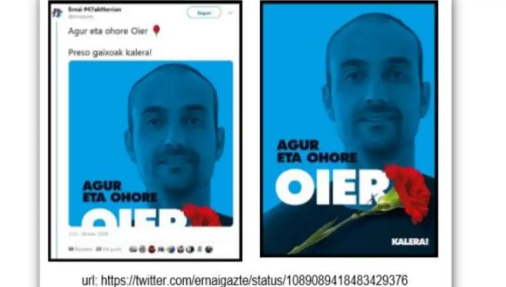 Informe de la Guardia Civil sobre los 'ongi etorris'