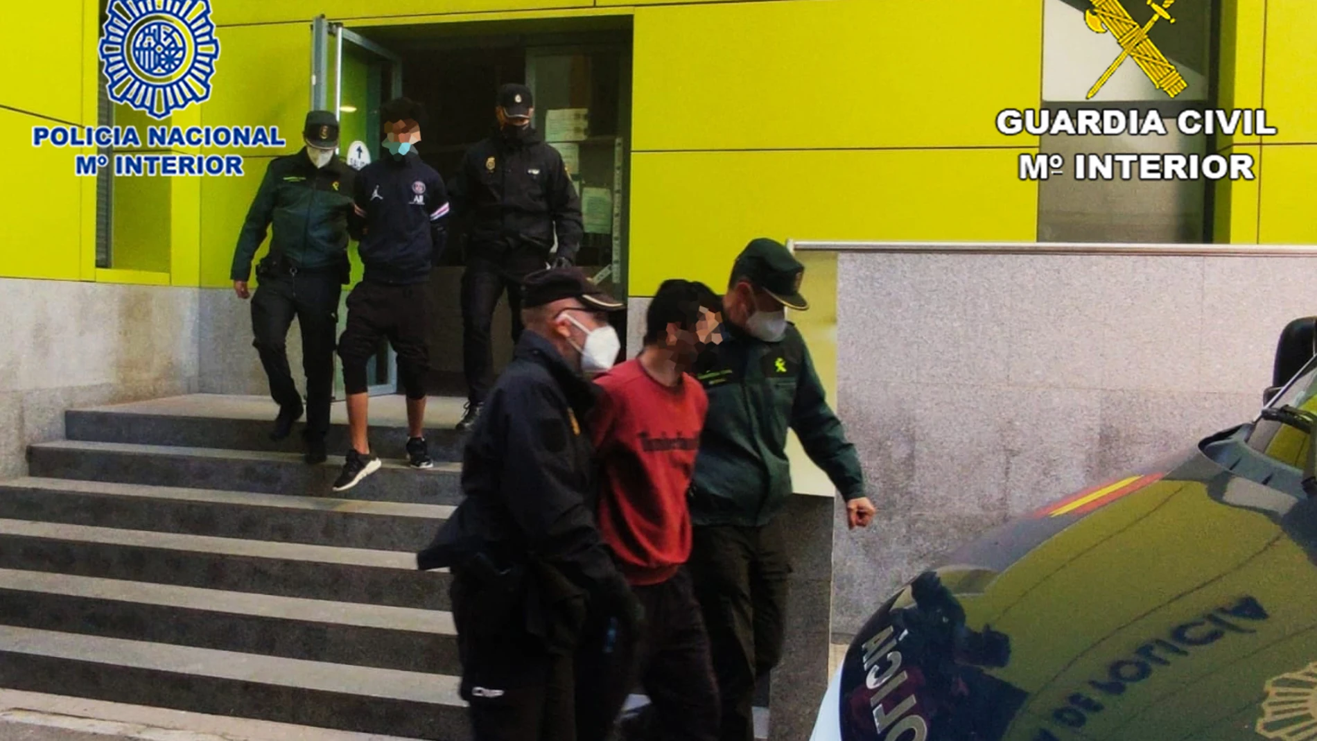 Detenidos los siete miembros de un experimentado grupo criminal dedicado a cometer robos y atracos en comercios