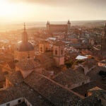 Panorámica de Toledo al atardecer