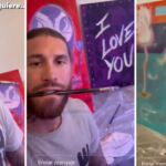 Sergio Ramos en su faceta como pintor