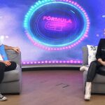 Rosa López durante la entrevista con Héctor Alabadí