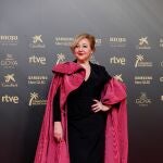La actriz Carmen Machi en la alfombra roja de la pasada edición de los Goya