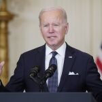 El presidente Joe Biden comparece ante la Casa Blanca