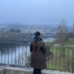 Refugiada afgana en Ourense, España.