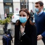Andrea Levy a su llegada a la reunión Ejecutiva Nacional del PP