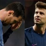 Leo Messi y Gerard Piqué