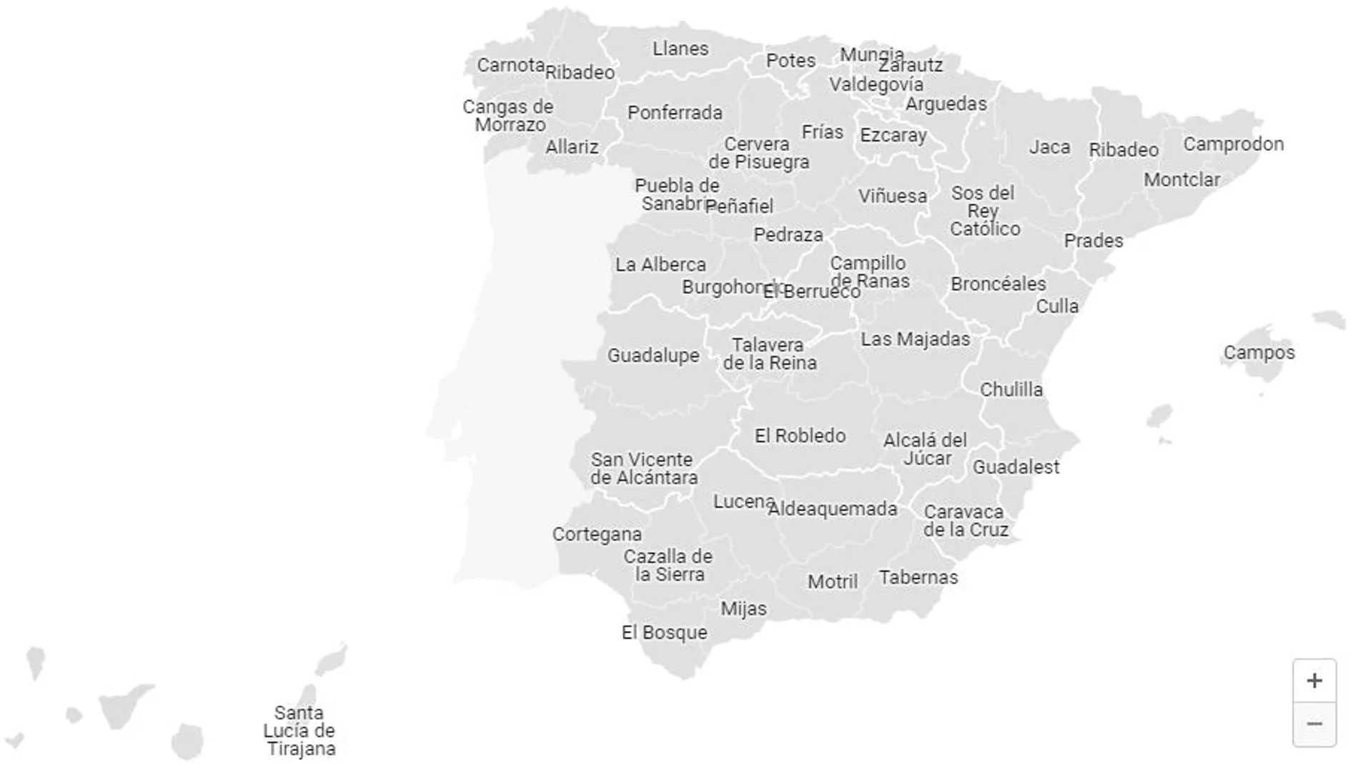 Pueblo favorito en cada provincia española
