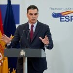 El presidente del Gobierno, Pedro Sánchez