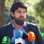 El presidente del PP en la Región de Murcia, Fernando López Miras