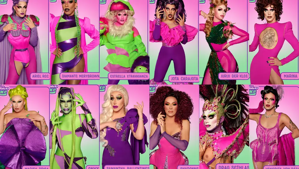 Concursantes de la última edición de "Drag Race España" y protagonistas de la gira Gran Hotel de las Reinas