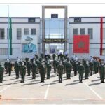 Militares marroquíes en una base castrense