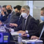 El ministro del Interior, durante el acto de presentación