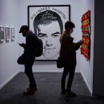 Riiko Sakkinen ha acaparado buena parte de las miradas de ARCO con «Mis líderes favoritos de extrema izquierda» (2021)