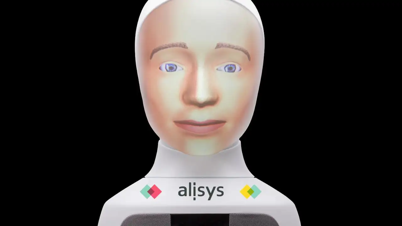El robot social programado por Alisys, Furhat.