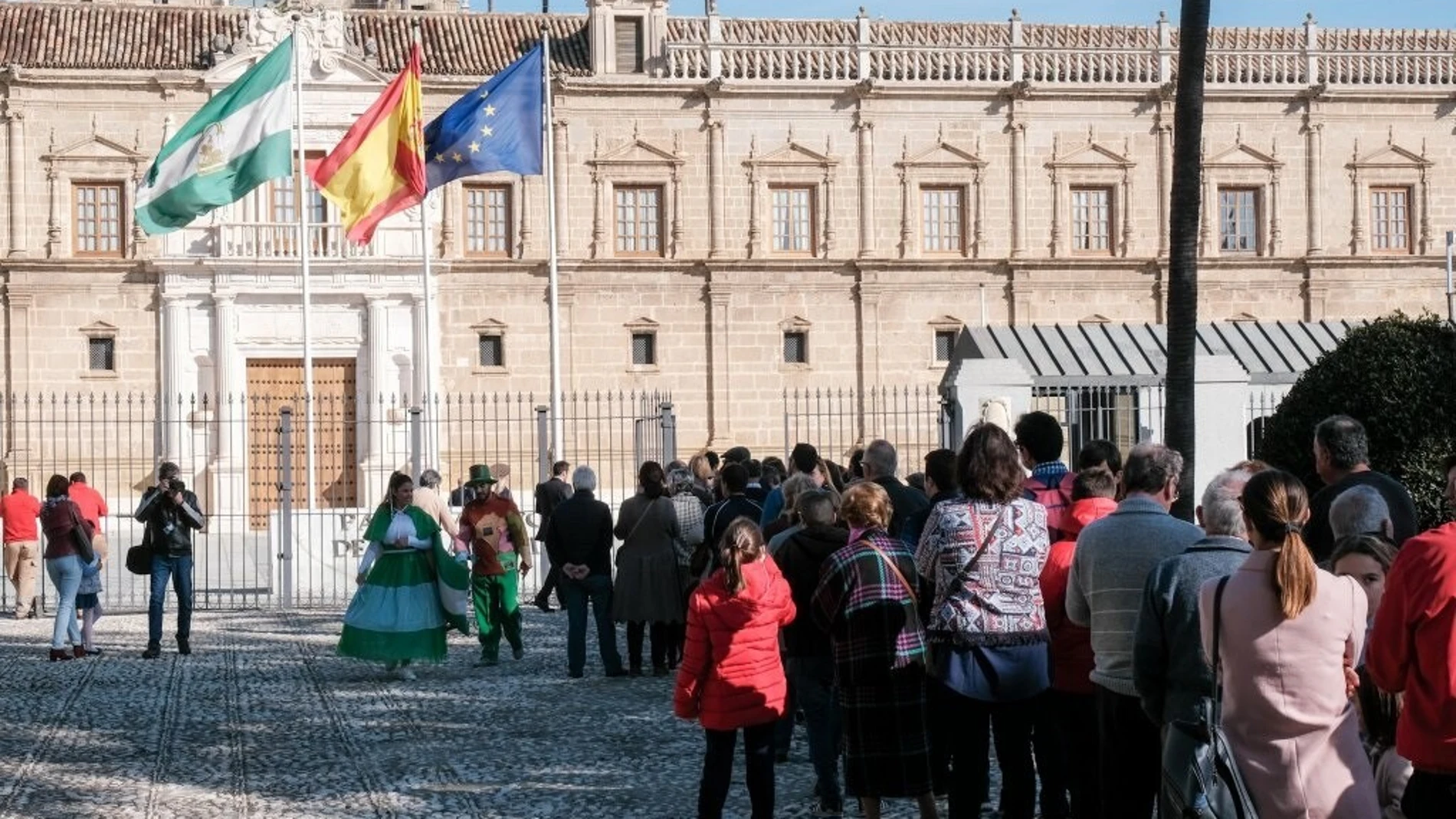 Jornada de puertas abiertas del Parlamento de Andalucía celebrada el 22 de febrero de 2020. PARLAMENTO DE ANDALUCÍA