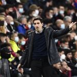 Andoni Iraola, entrenador del Rayo Vallecano.