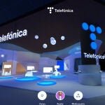 Stand de Telefónica en el metaverso