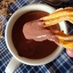 Chocolate con churros saludables