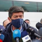 El vicepresidente de la Junta de Andalucía y consejero de Turismo, Regeneración, Justicia y Administración Local, Juan Marín