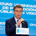 El presidente de la Xunta, Alberto Núñez Feijóo