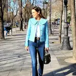 Paula Echevarría disfrutando del domingo en Madrid.