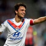 Clément Grenier durante su etapa en el Olympique de Lyon.