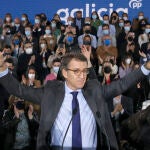 El presidente de la Xunta, Alberto Nuñez Feijóo