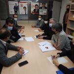 Reunión entre el PSOE y Soria ¡Ya!. EUROPA PRESS 03/03/2022