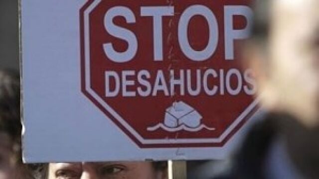 Manifestación contra los desahucios