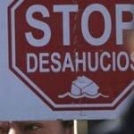 Manifestación contra los desahucios