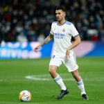Dani Ceballos con el Real Madrid.