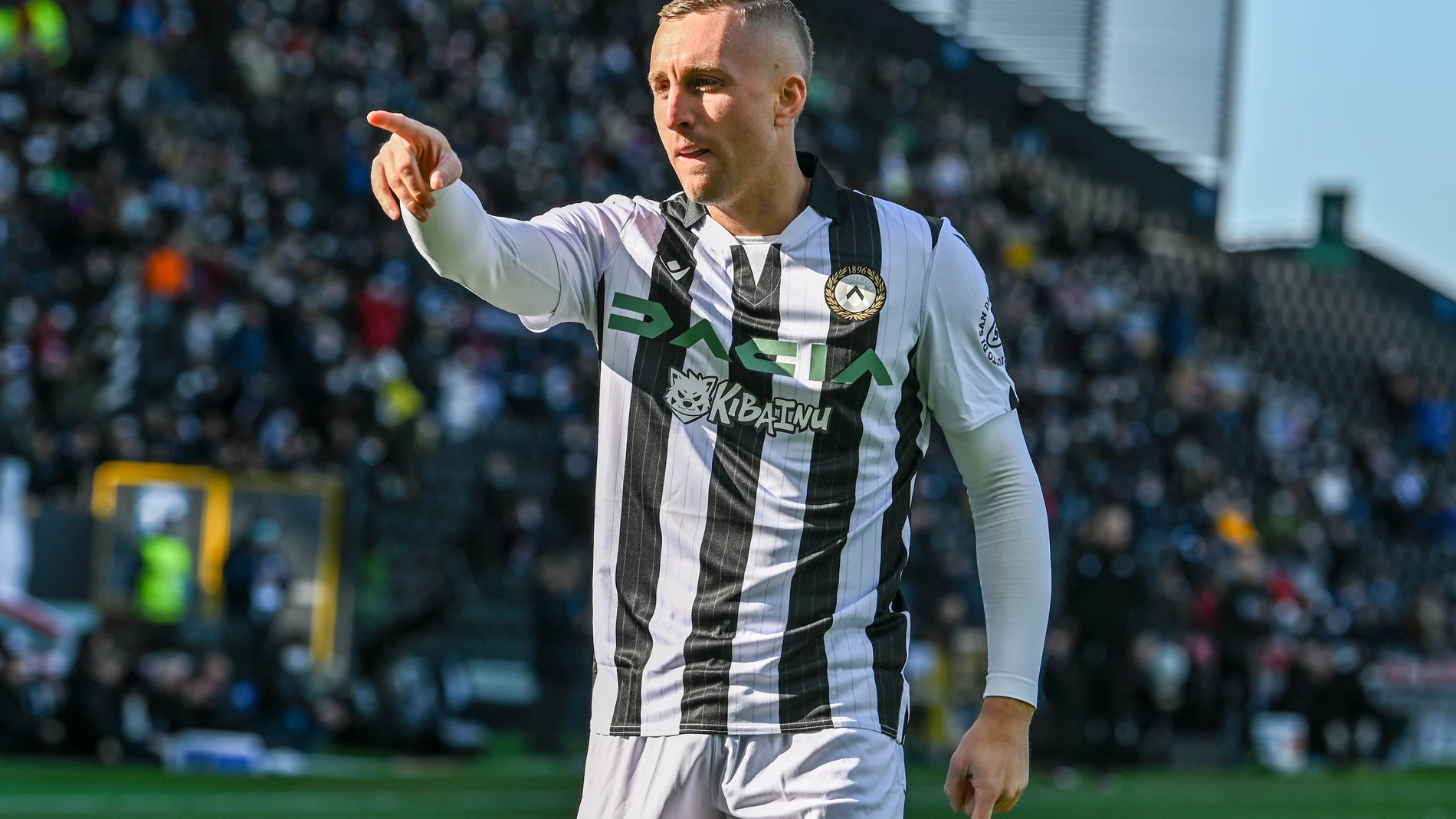 Gerard Deulofeu con el Udinese.
